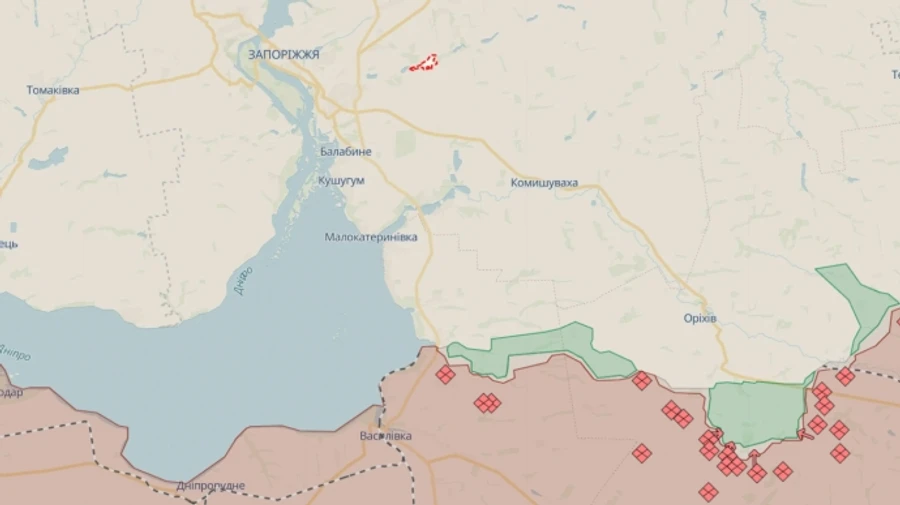 Russian forces hit infrastructure facility on Zaporizhzhia's outskirts
