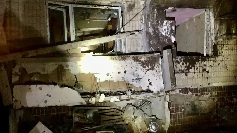 Russians target Nikopol with heavy artillery