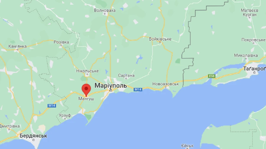 Russian troops shell Mangush in the Donetsk Region