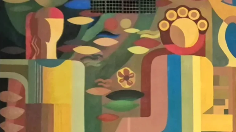 У Запоріжжі в Палаці культури 17-річна художниця відновила стінопис