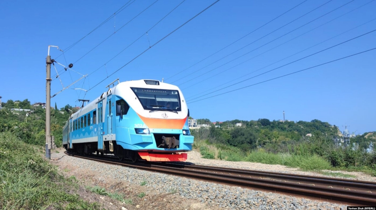 Drones attack Crimea: suburban train traffic suspended