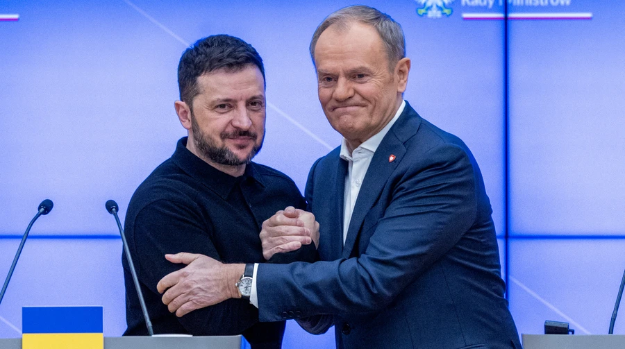 Zelenskyy and Polish PM hold talks on sidelines of EU summit