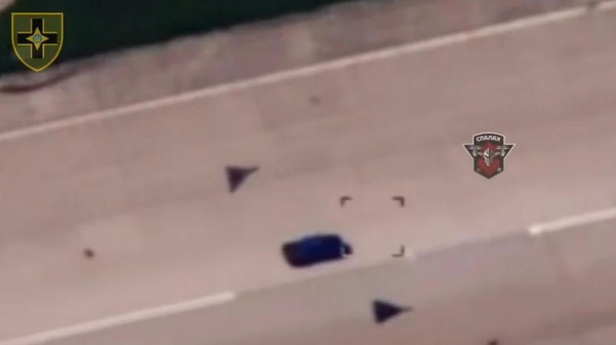 Ukrainian forces strike Russian vehicle used to launch Shahed-type drones