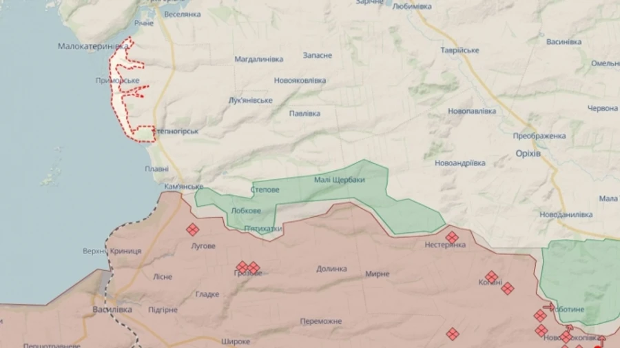 Двое мужчин получили ранения при обстреле села в Запорожской области