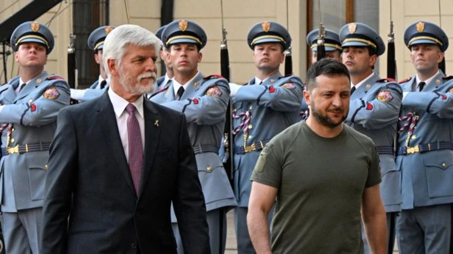 Zelenskyy arrives in Prague