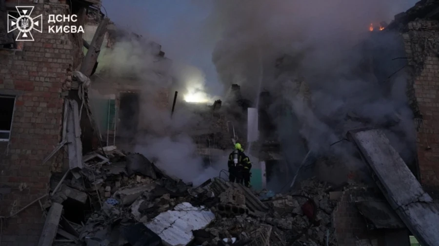 Ukrainian air defences destroy 589 out of 629 aerial assets launched by Russia overnight; 13 hits recorded