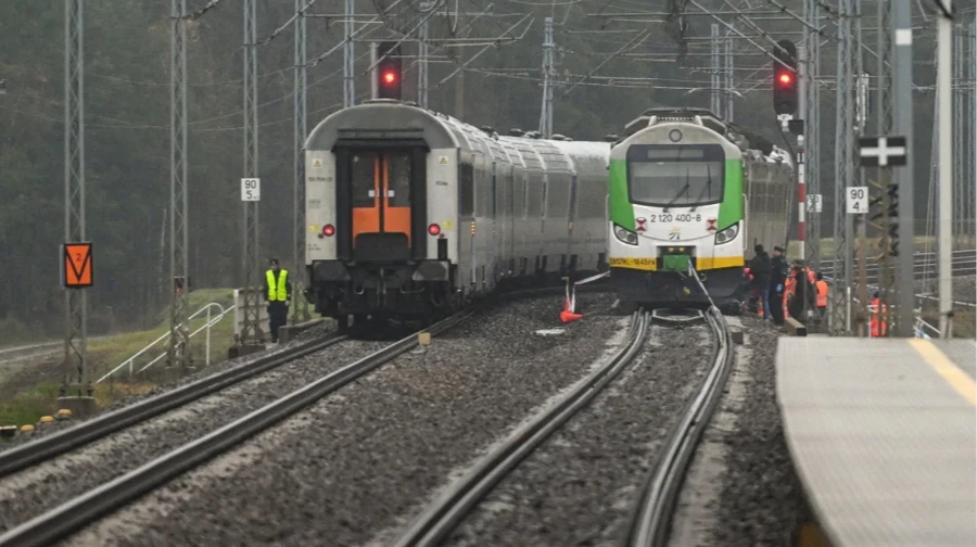 Train services resume on damaged railway section in Poland after sabotage