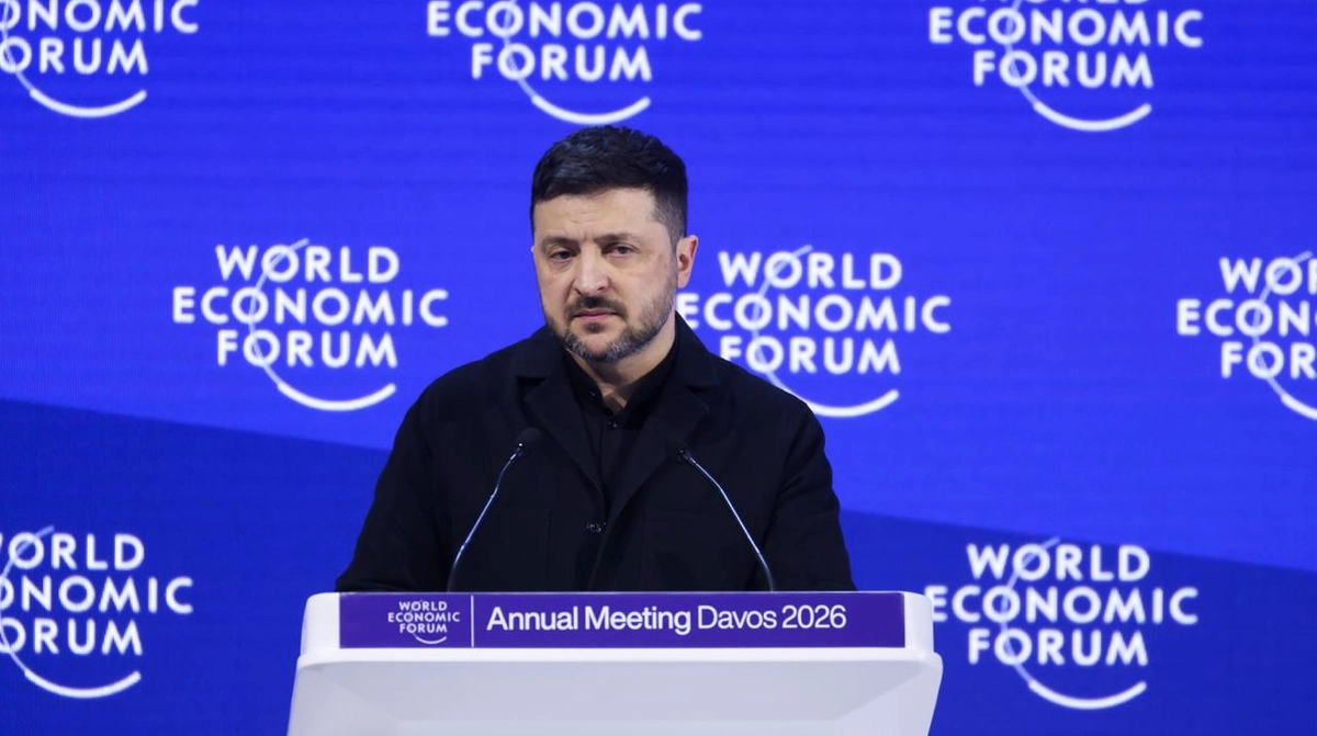 Zelenskyy criticises Europe in Davos: "You sent 40 soldiers to Greenland. What message does that send?"