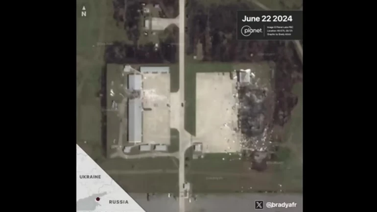 UK intelligence assesses Ukraine's strike on clusters of Russian attack drones