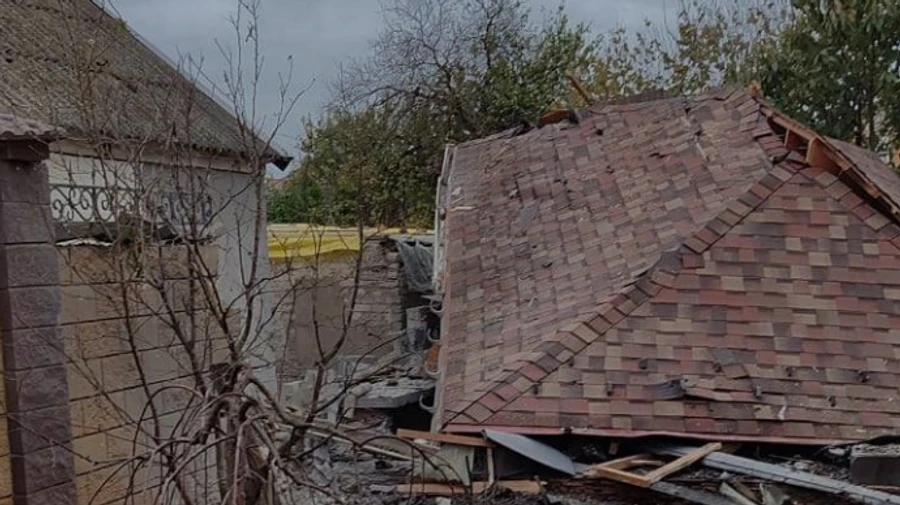 Russians shell Kherson again, wounded man taken to hospital