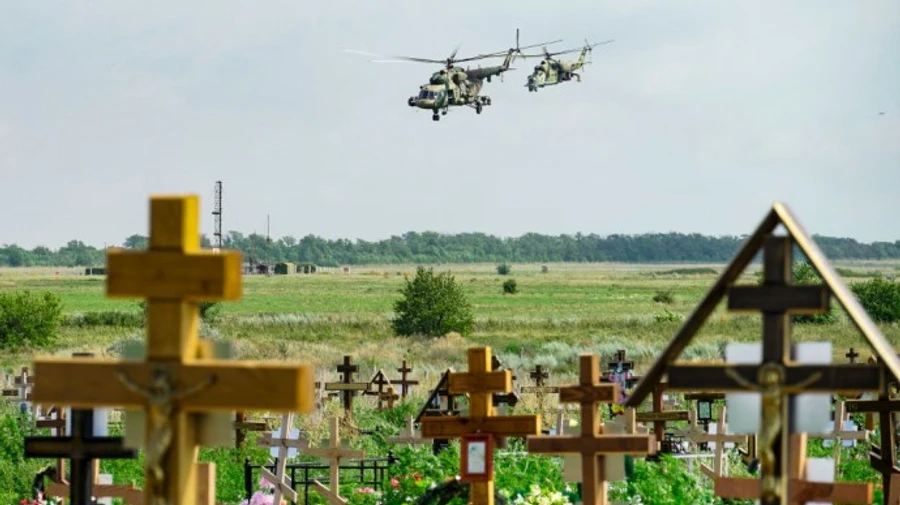 Russians attack cemetery near Kherson, killing one person