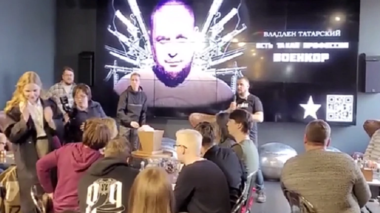 Появилось видео последних секунд перед ликвидацией Татарского – росСМИ