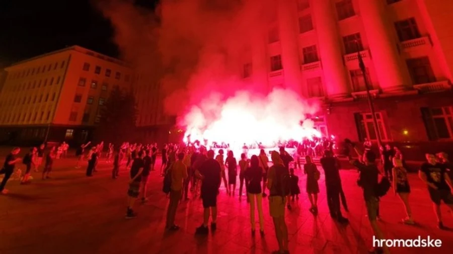 Справа Гандзюк: під Офісом президента вимагали покарати винних 