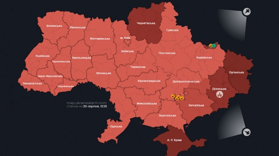 В Україні лунала тривога через МіГ