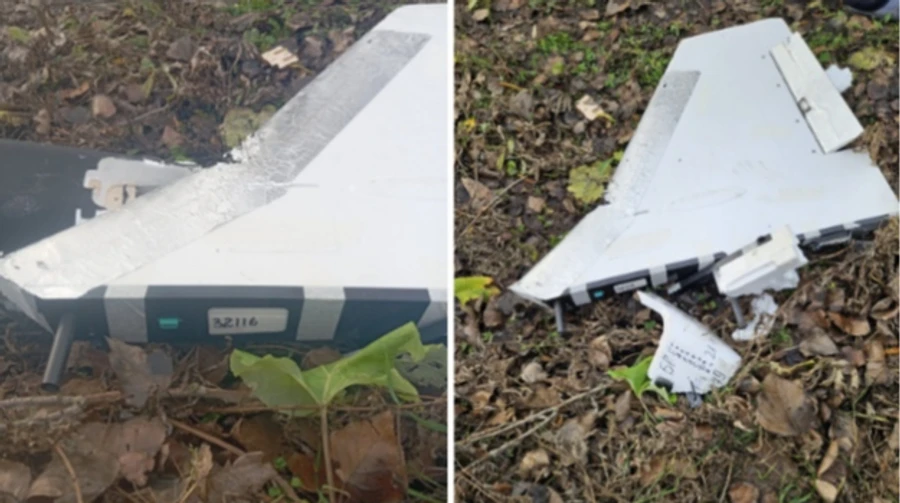 Russian drone found after last night's incursion in Romania