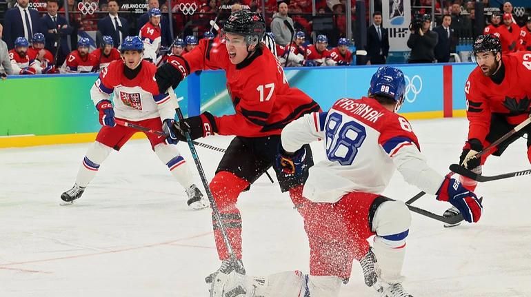Чехія була близькою до сенсації, однак програла Канаді у чвертьфіналі Олімпіади-2026