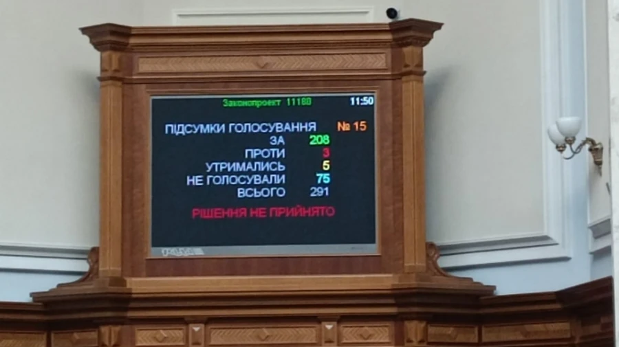 В Раде провалили дерусификацию более 300 населенных пунктов. Трибуну заблокировали
