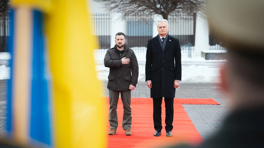 President Zelenskyy pays unannounced visit to Lithuania