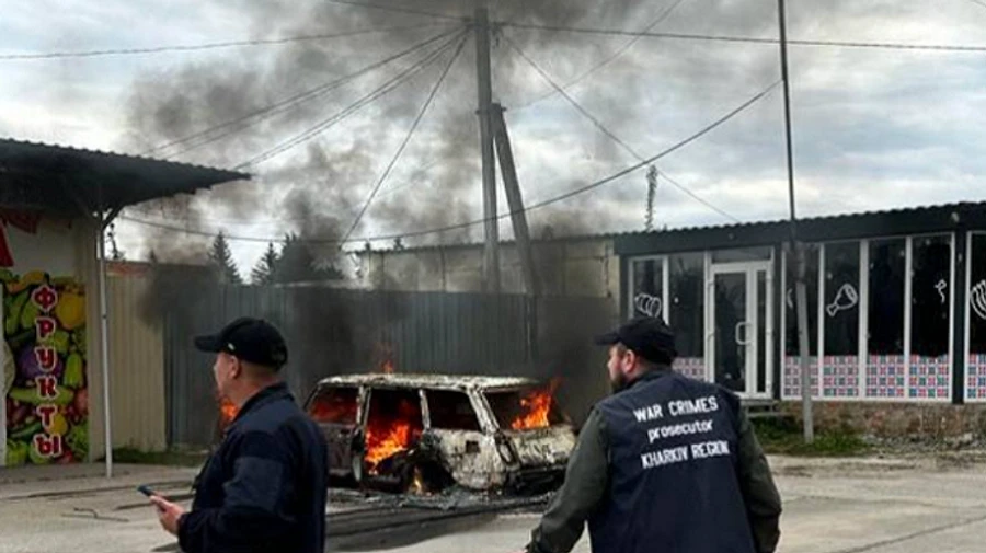 Russia shelled village in Kharkiv Oblast with Tornado multiple rocket launchers, teenager among wounded