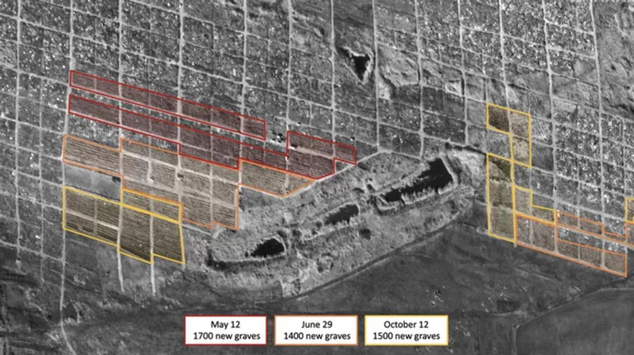 У Маріуполі побільшало могил – знімки супутника