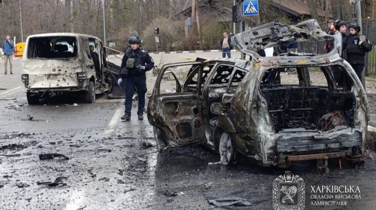 Death toll from today's Russian attack on Kharkiv rises to two