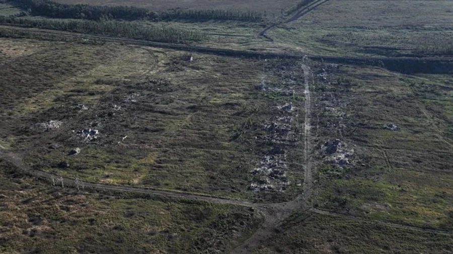 Nowhere to plant a flag in Andriivka, it's destroyed