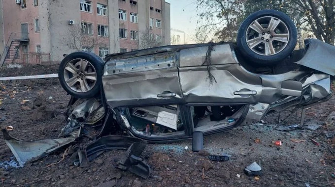 Russian occupiers hit warehouses in Mykolaiv with S-300 missiles