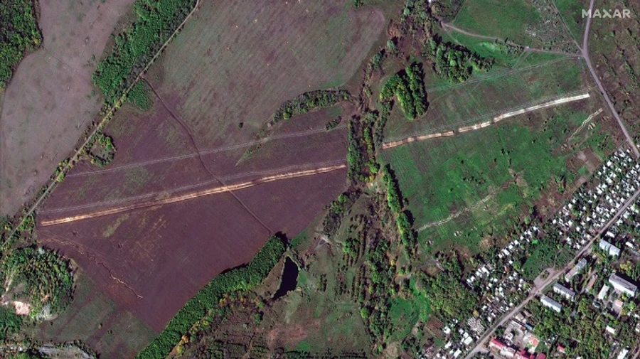 CNN: Maxar показал укрепления вагнеровцев возле Горского