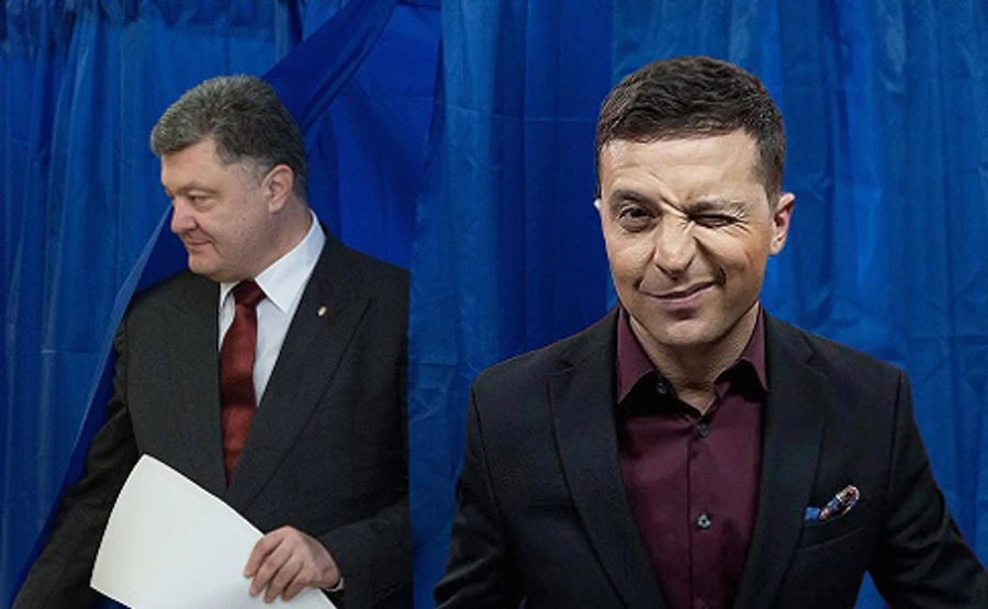 Зеленский опережает Порошенко на 47% – соцопрос