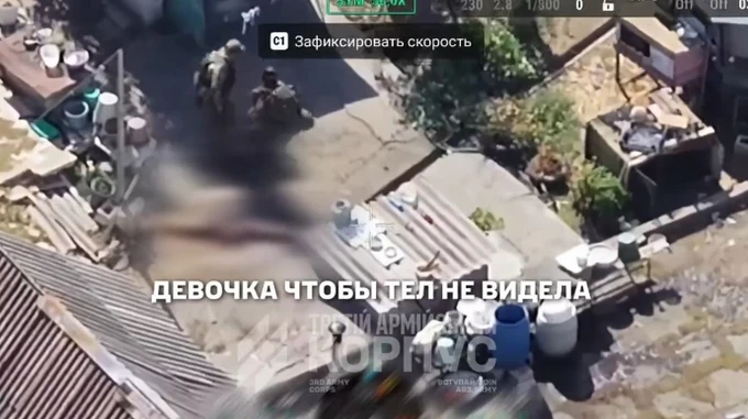 Russians executed civilian family and are holding their daughter hostage to advance further – video