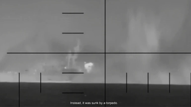 Білий дім показав, як США потопили іранський корабель