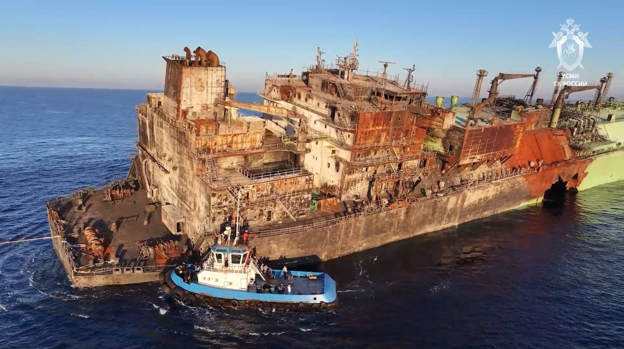 Росія показала пошкоджений підсанкційний газовоз біля берегів Лівії