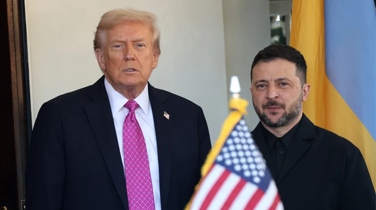 Зеленский и Трамп встретились для мирных переговоров