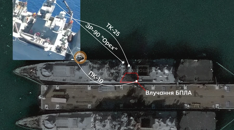 Ukrainian strike hits Russian frigate Admiral Essen used for Kalibr launches, OSINT analysts say