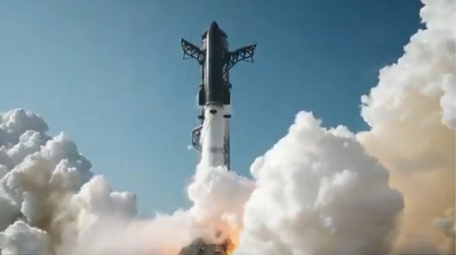 SpaceX запустила в тестовый полет самую большую ракету Starship