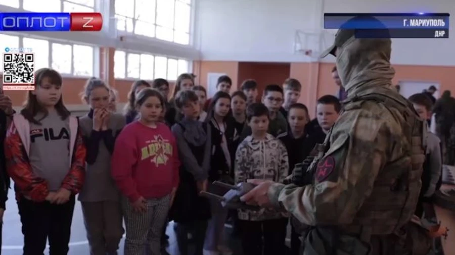 Occupiers tell children in Mariupol how they attack Ukrainians with drones