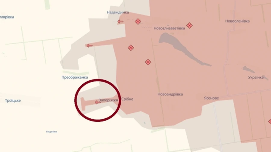 DeepState: Росіяни окупували село Запоріжжя на Донеччині, ЗСУ відкинули їх з Успенівки