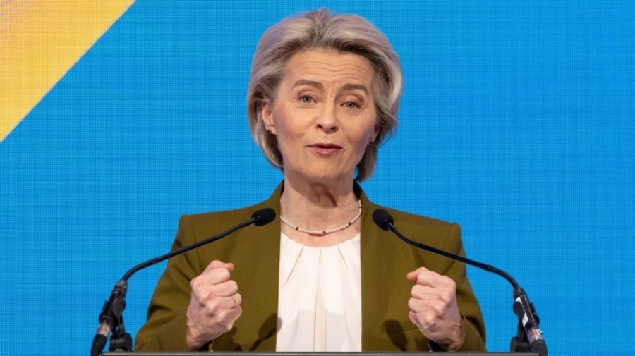Von der Leyen praises Serbian president for not attending Putin's summit