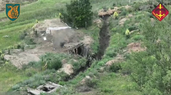 Морпіхи показали штурм і зачистку опорного пункту ворога під Вовчанськом