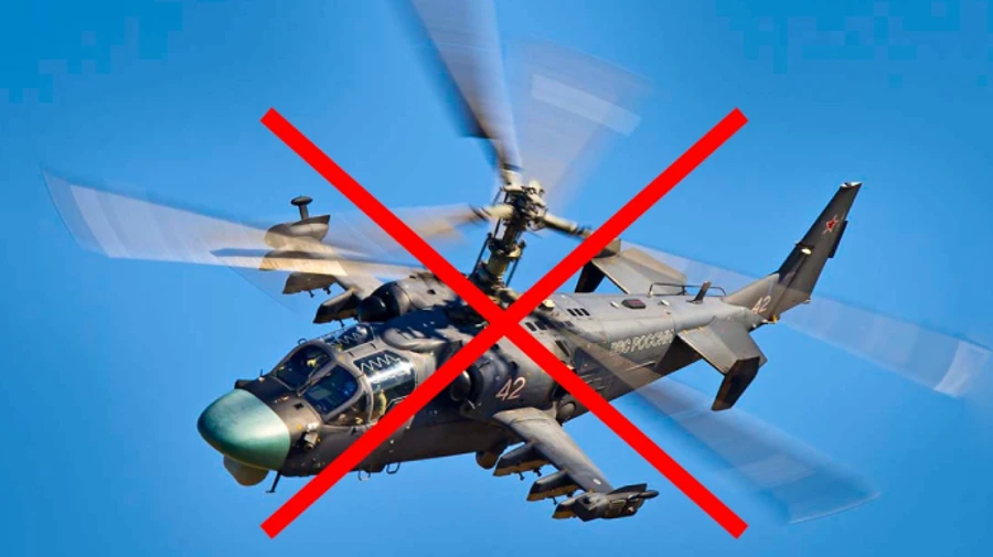 Anti-aircraft unit shoots down Russian helicopter
