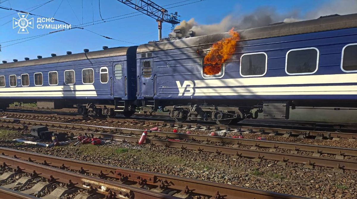 Росіяни атакували пасажирський поїзд "Суми – Київ"