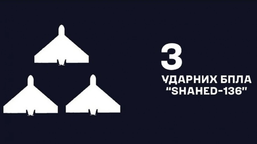Ukrainian Navy destroys 3 Russian Shahed drones