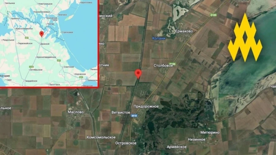 Atesh resistance movement disrupts Russian fuel transfer from Crimea to Zaporizhzhia Oblast