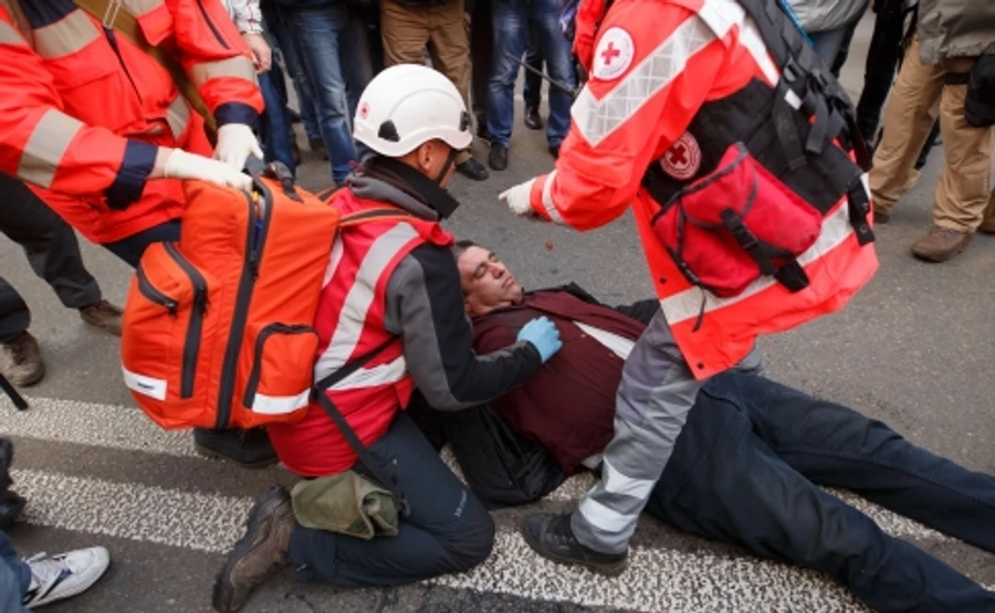 Мітинги під Радою: 6 постраждалих і 3 затриманих 