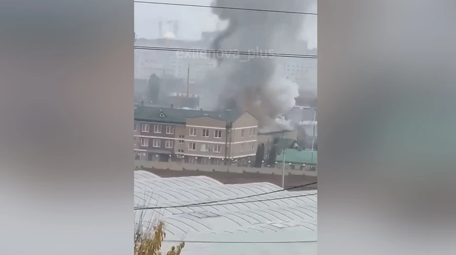 The capital of Chechnya was attacked by a drone: a building on the territory of a military town was damaged