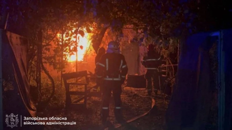 Nine drones attack Zaporizhzhia and district at night