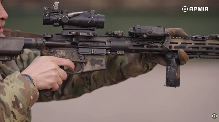 Військові показали карабін Savage MSR 15 для навчання особового складу