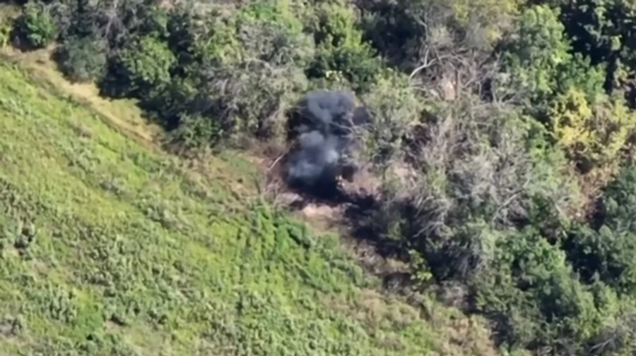 Ground Forces post footage Russian guns being destroyed on Bakhmut front