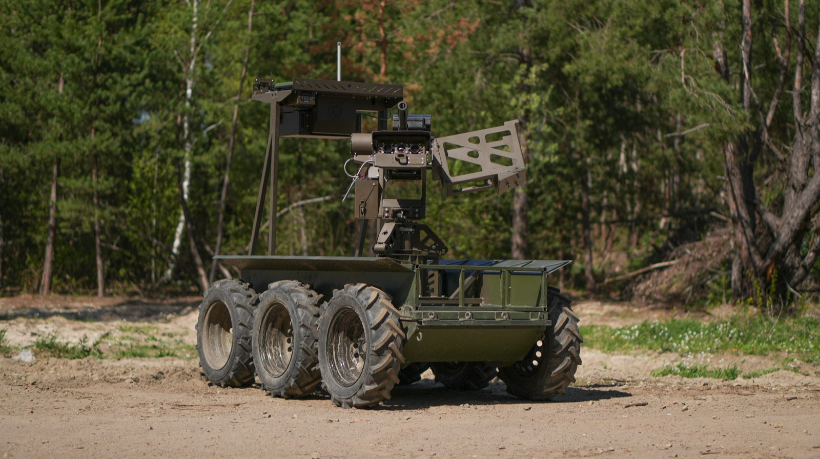 Ukraine's DevDroid unveils new ground robot with 40mm remote-controlled weapon station