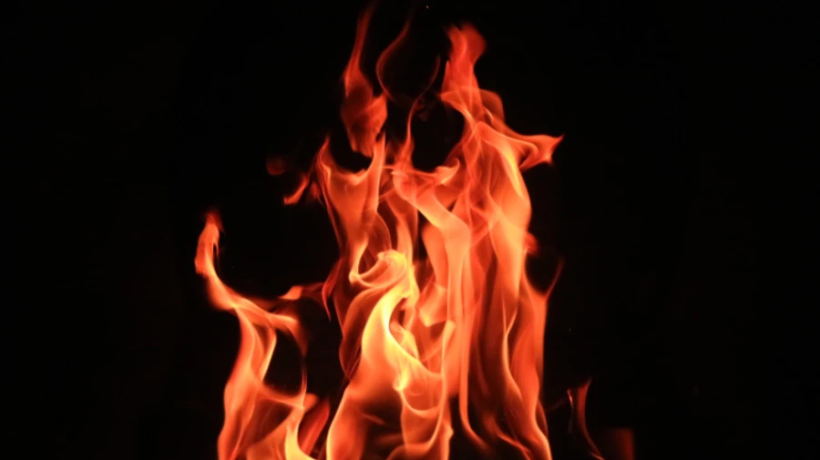 Large-scale fire broke out in Vladivostok, Russia